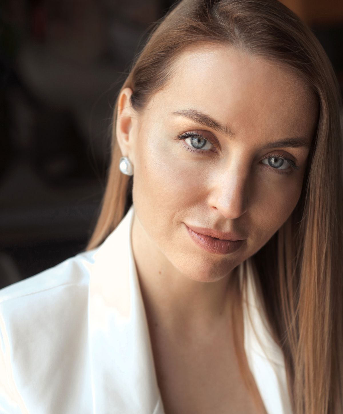 franklin microblading model with brown hair
