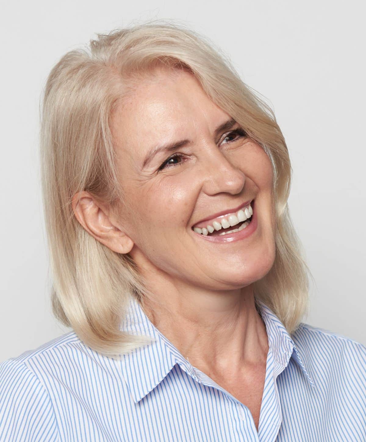 Franklin Botox model with blonde hair