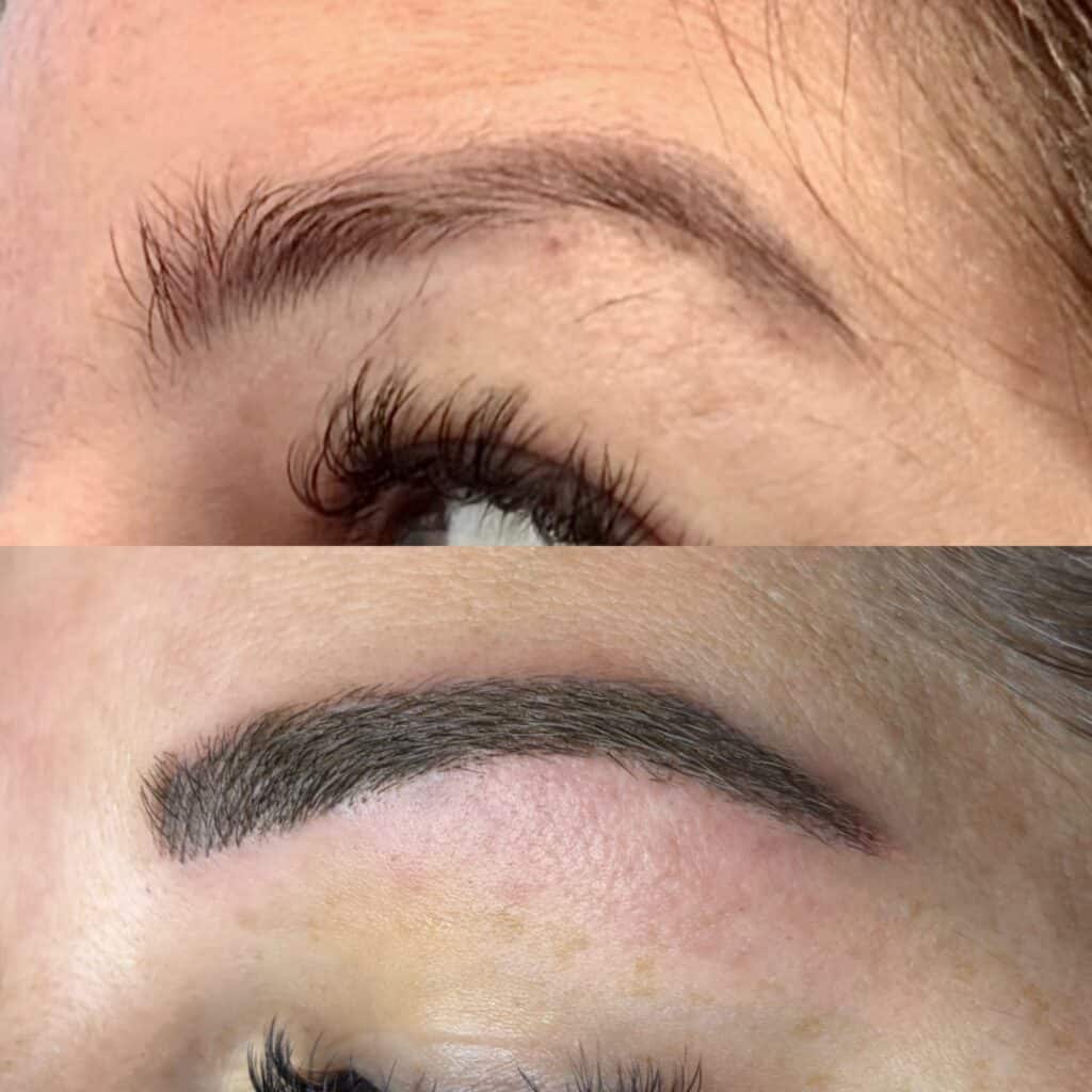 Before and After Image: Microblading - left-front-oblique